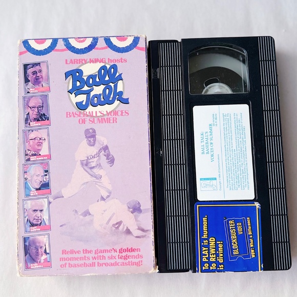 Larry King Hosts Ball Talk: Baseball’s Voices of Summer VHS - Tested - Picture 3 of 6